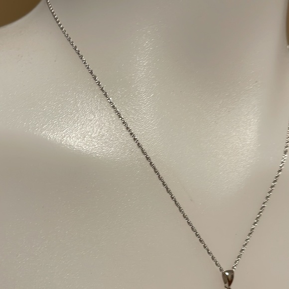 NWT 18” adjustable Sterling Silver Sun, crescent and Star pendant - Picture 4 of 9